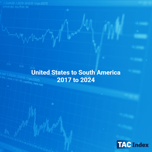 United States to South America 2017 to 2024