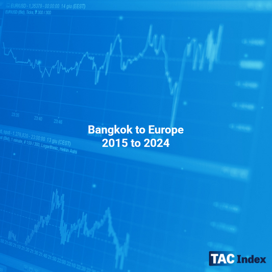 Bangkok to Europe 2015 to 2024