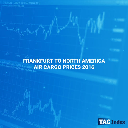 FRANKFURT TO NORTH AMERICA AIR CARGO PRICES 2016