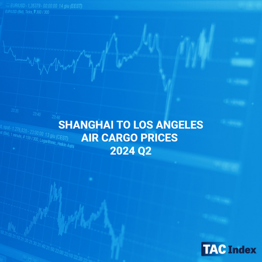 SHANGHAI TO LOS ANGELES AIR CARGO PRICES 2024 Q2