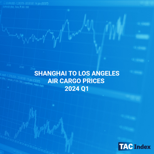 SHANGHAI TO LOS ANGELES AIR CARGO PRICES 2024 Q1